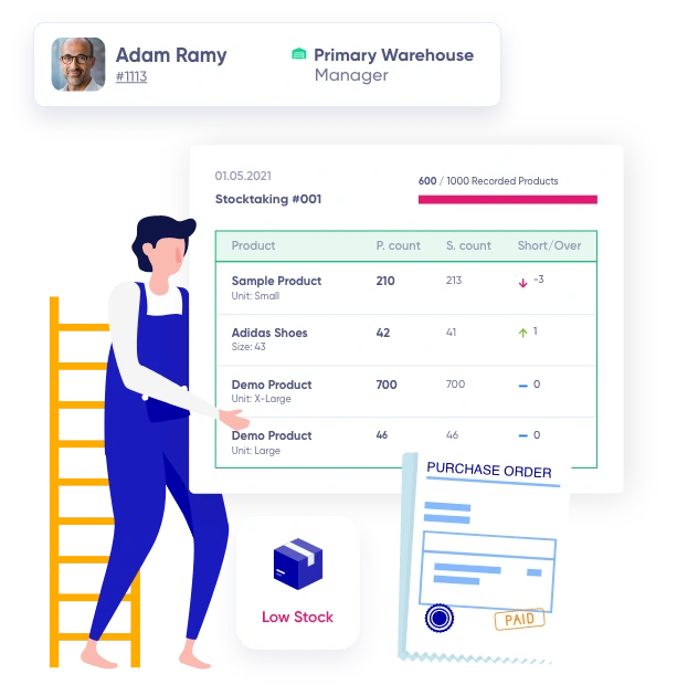 برنامج إدارة المخزون والموردين لتتبع حركة منتجاتك بفعالية